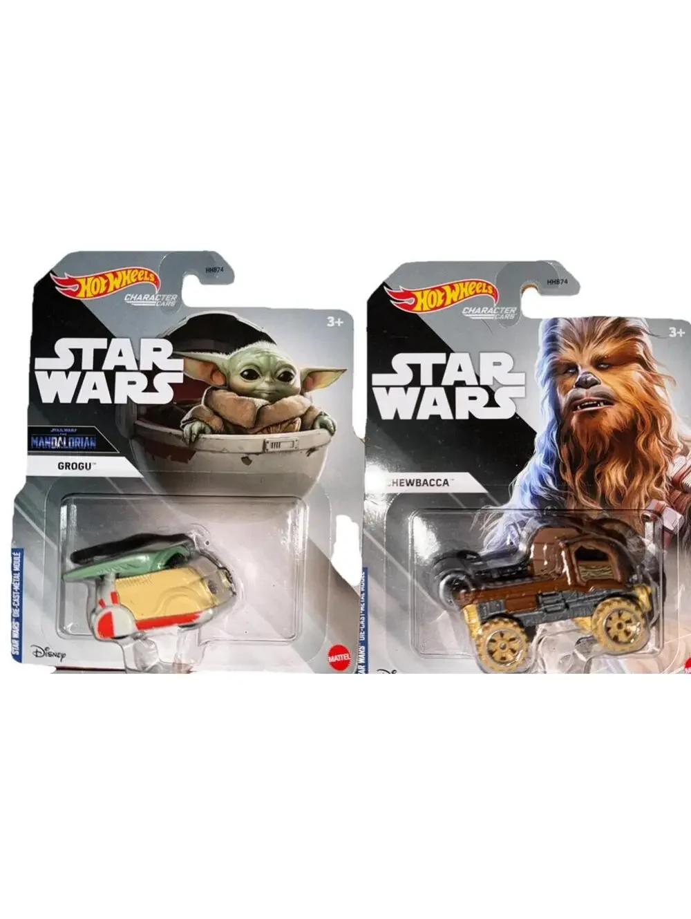 Hot Wheels Character Cars-Star Wars Complete Set of 6 Brand New Grogu Leía Luke